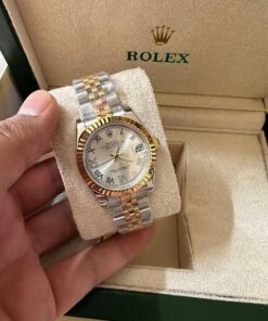 Ro-lex luxurious stylish stone gold